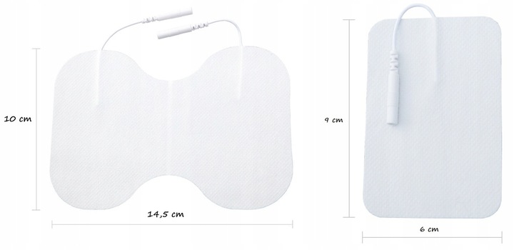 16x ELEKTRODA ŻELOWA ELEKTROSTYMULATOR TENS/EMS