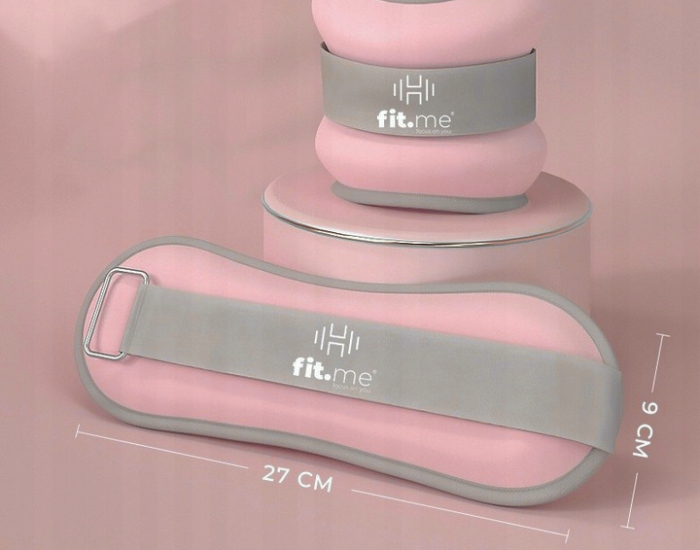OBCIĄŻNIKI CIĘŻARKI NA KOSTKI NADGARSTKI RĘCE NOGI 2x0,5KG CIĘŻARKI FIT.ME