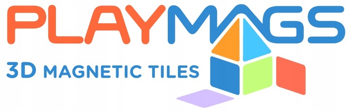 PLAYMAGS KLOCKI MAGNETYCZNE KONSTRUKCYJNE 3D EDUKACYJNE DLA DZIECI 32 EL
