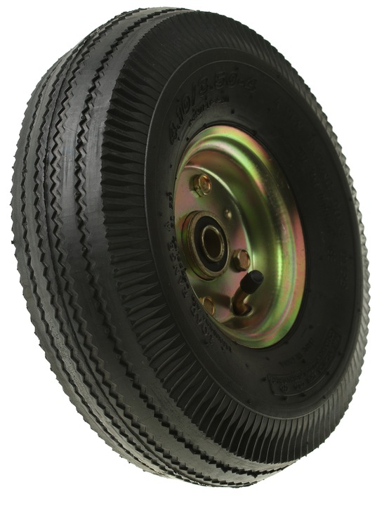 KOŁO KÓŁKO DO TACZKI WÓZKA 4.10/3.50-4 260x85 4PR MOCNE POMPOWANE OTWÓR 16