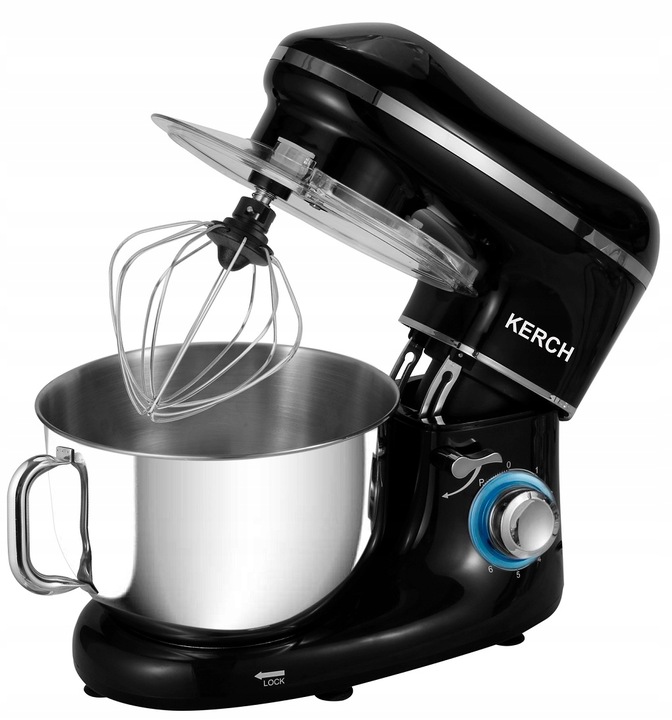 ROBOT KUCHENNY PLANETARNY MIKSER Z MISĄ KERCH MYCHEF BLACK 6,2L