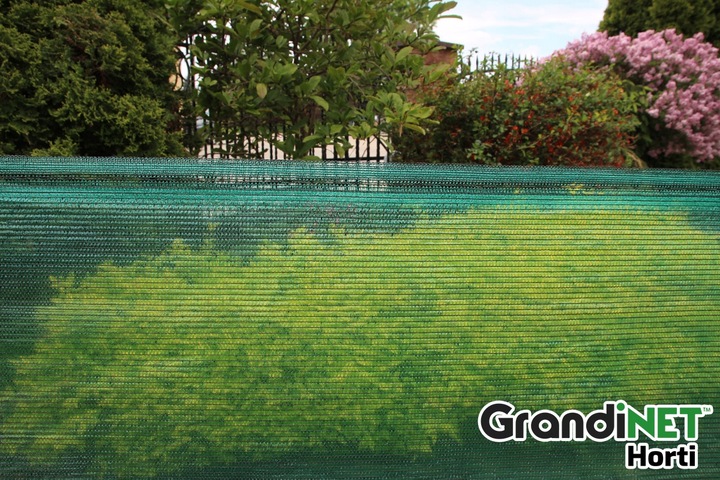 Siatka Cieniująca Mata 4x5m 60% Osłona Zielona Na Ogrodzenie Płot Balkon