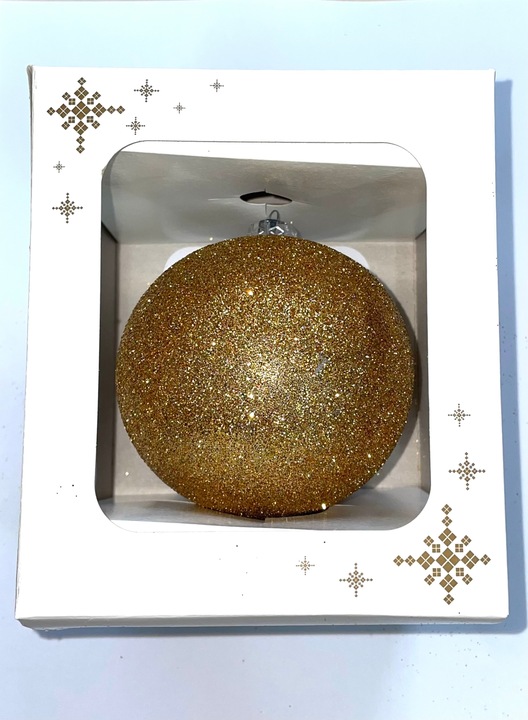 ZESTAW 10 sztuk ZDOBIONE OPAKOWANIE na BOMBKĘ choinkową 80, 100 lub 120 mm