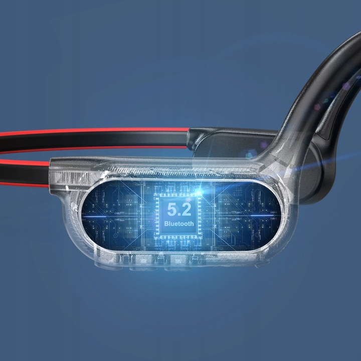 Bezprzewodowe kostne Bluetooth 5.2