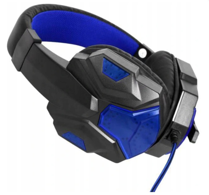 SŁUCHAWKI DLA GRACZY GAMINGOWE LED Mikrofon +COMBO