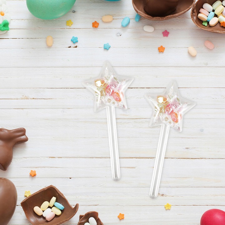 10 SZTUK POJEMNIKÓW NA CUKIERKI W KSZTAŁCIE GWIAZDY PUSTE PUDEŁKA NA