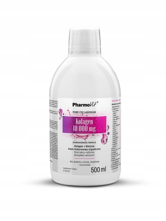 PHARMOVIT KOLAGEN kwas hialuronowy AMINOKWASY PŁYN