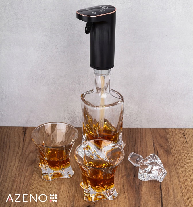 DOZOWNIK NALEWAK DO ALKOHOLU ELEKTRYCZNY DO WÓDKI WHISKEY WINA Z AERATOREM