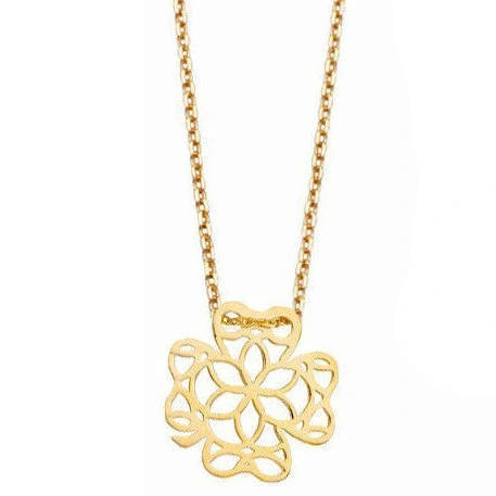 Złoty naszyjnik 333 CELEBRYTKA AŻUROWA KONICZYNKA