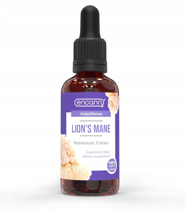 Encann Lion's Mane (Soplówka Jeżowata) - silny ekstrakt w kroplach 50 ml