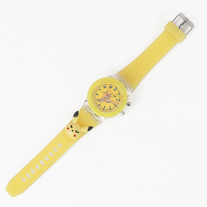 zegarek dziecięcy wskazówkowy LED dla dzieci POKEMONY świecący PIKACHU