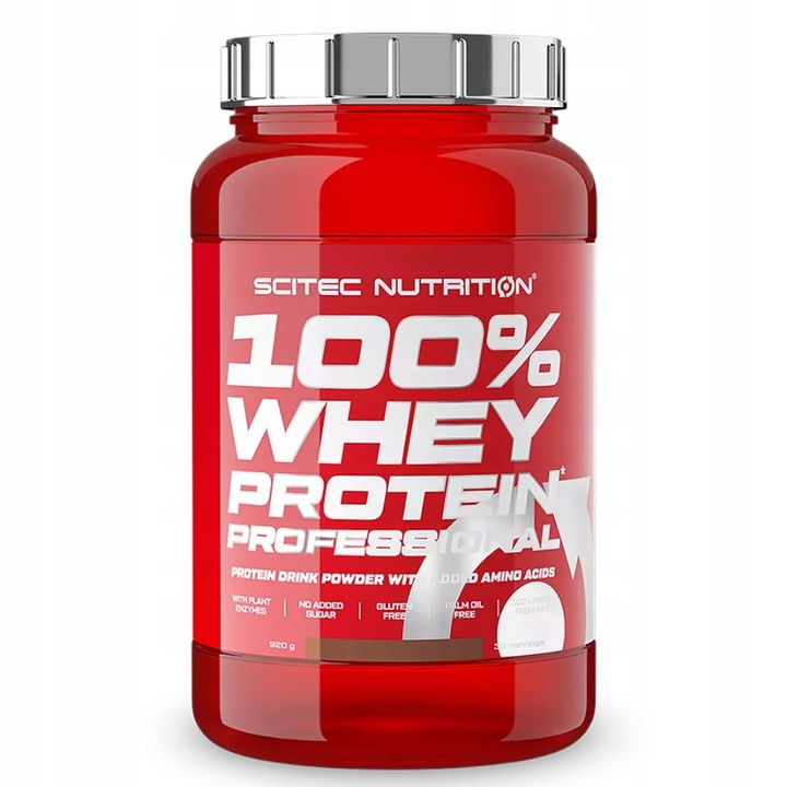 SCITEC 100% WHEY PROTEIN PROFESSIONAL 920 G BIAŁKO