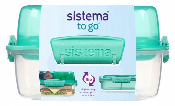 Sistema lunchbox składany lunch stack to-go 1240ml