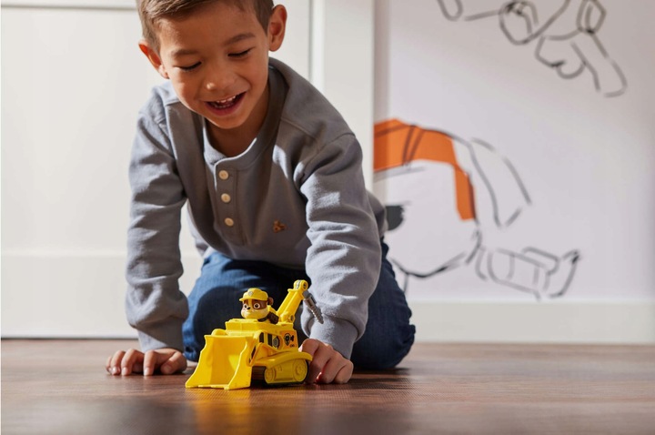 PSI PATROL RUBBLE POJAZD SPYCHACZ BULDOŻER + FIGURKA