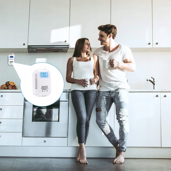 CERTYFIKOWANY CZUJNIK CZADU GAZU TLENKU WĘGLA JKD-808COM PPM CE