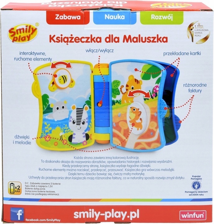 INTERAKTYWNA KSIAZECZKA SMILY PLAY