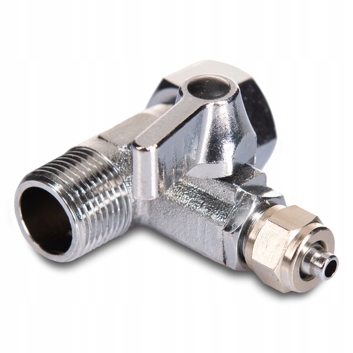 PRZYŁĄCZE 3/8 i 1/2 CALA Z ZAWOREM DO FILTRA WODY OSMOZA