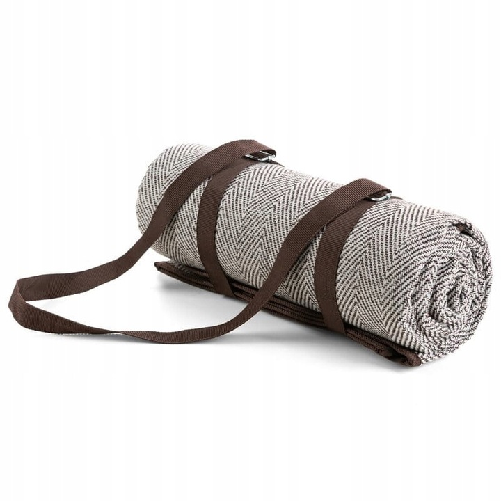 Koc Narzuta Piknik 4 130x150cm Brązowy