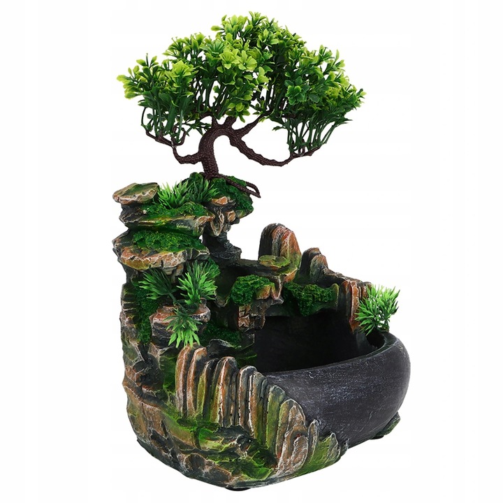 FONTANNA DOMOWA DRZEWKO BONSAI WODOSPAD LED