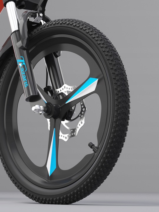 ROWER DZIECIĘCY ROWEREK 16 CALI TARCZE KOŁA BOCZNE AMORTYZATOR OSŁONA LED