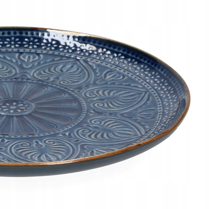 Talerz INDIE obiadowy granatowy 27 cm