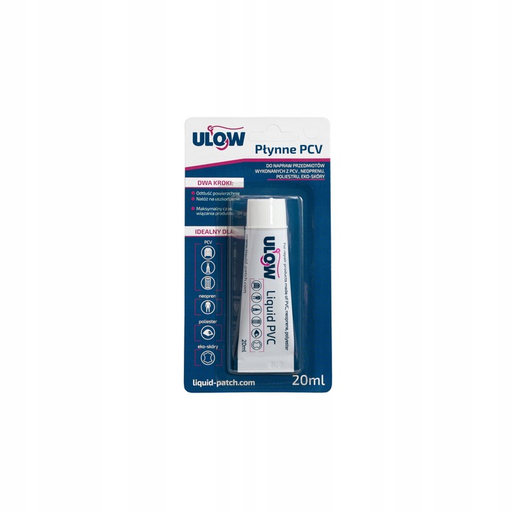 ULOW PŁYNNA ŁATKA KLEJ DO PONTONU MATERACA PARASOLA WODERÓW + siatka