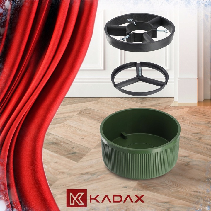 STOJAK POD CHOINKĘ CHOINKI POJEMNIK CHOINKOWY 5 L NA DRZEWKO 1,5 m ZIELONY