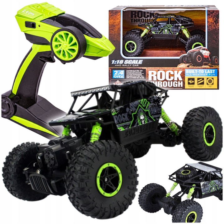 ZABAWKA ZDALNIE STEROWANY JEŻDŻĄCY HB CRAWLER 4WD ZDALNIE STEROWANY LED