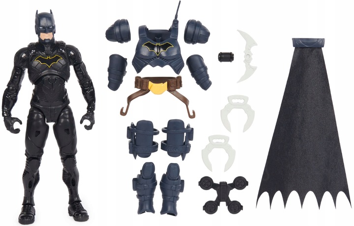 DC COMICS ZESTAW DUŻA FIGURKA BATMAN 30 CM + AKCESORIA 16 ELEMENTÓW