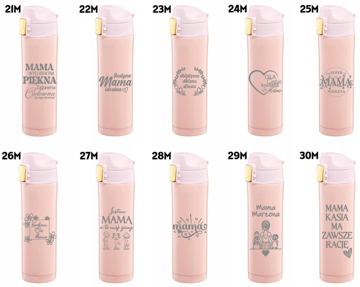 Kubek Termiczny z grawerem 420ml Twój Tekst dla Nauczyciela prezent