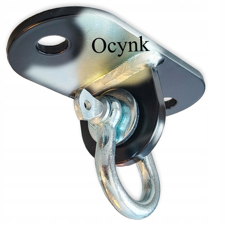 Uchwyt sufitowy z ŁOŻYSKIEM i szeklą mocowanie łożyskowane wieszak hak