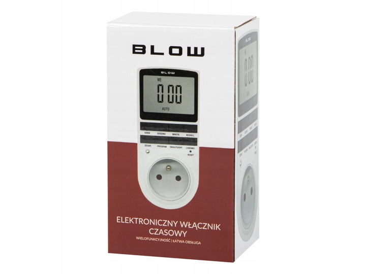 PROGRAMATOR CZASOWY TIMER CYFROWY LCD WYŁĄCZNIK