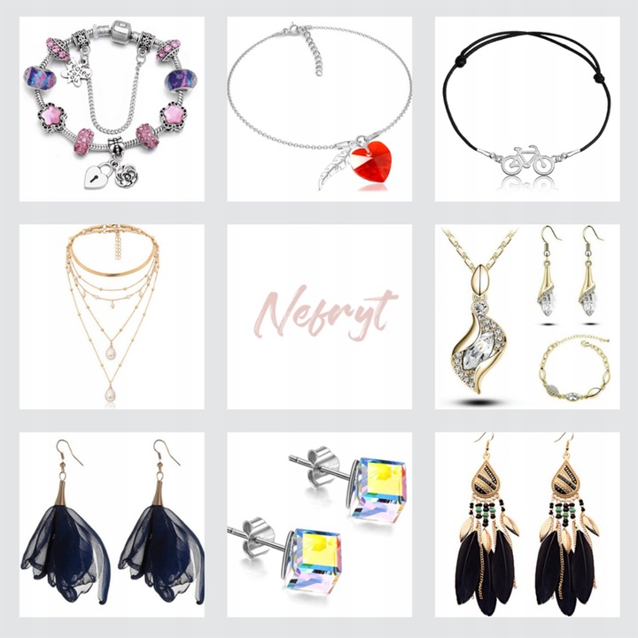 Zestaw Pierścionków mix wzorów kolorów 50 sztuk modny komplet