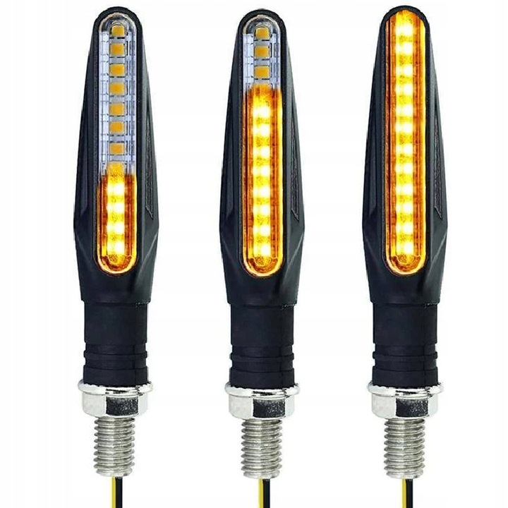 KIERUNKOWSKAZY LED MOTOCYKLOWE QUADA SKUTERA MOTORU M10 DYNAMICZNE QUAD