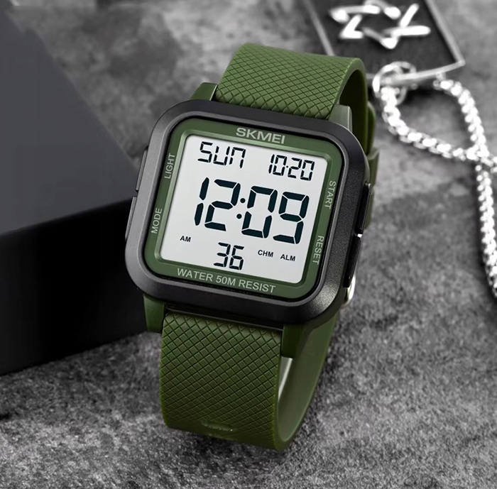 Zegarek męski SKMEI elektroniczny czytelna tarcza wiele funkcji