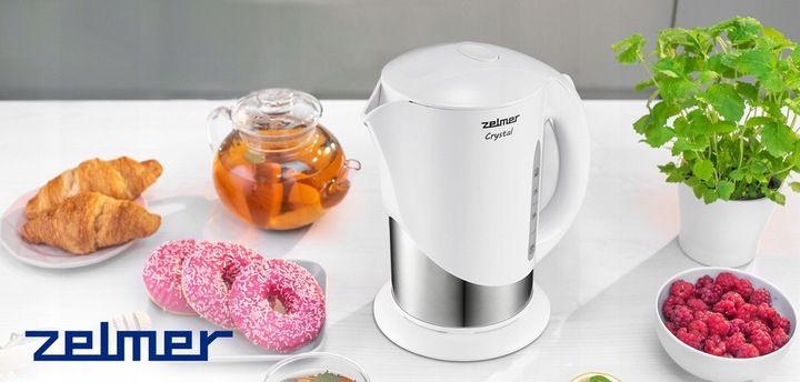 Czajnik elektryczny Zelmer ZCK7630W 2200 W 1,7 l biały