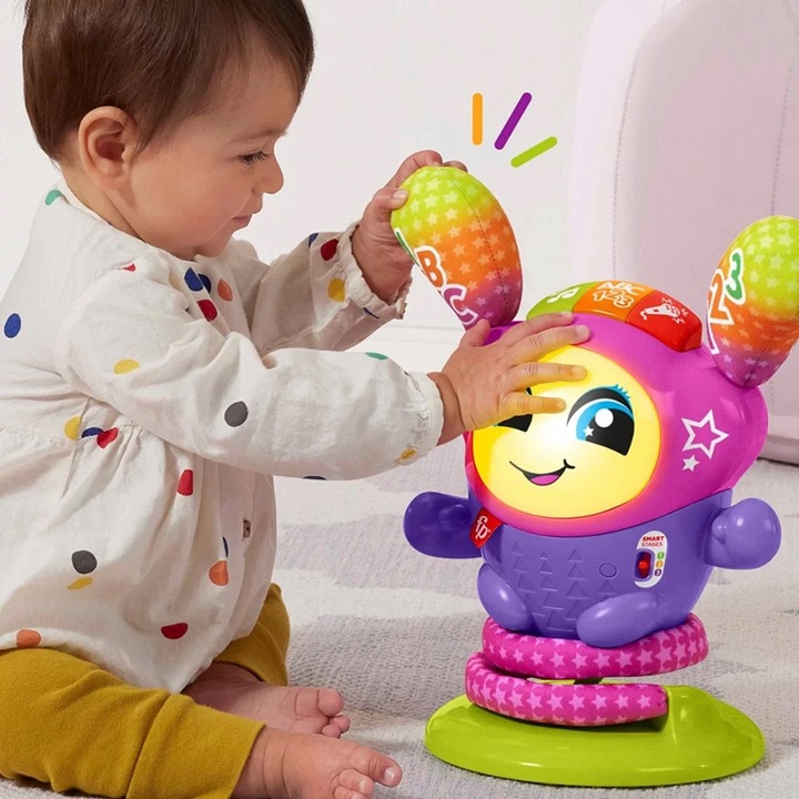 FISHER PRICE TANECZNA DJ-KA INTERAKTYWNA EDUKACYJNA ZABAWKA MUZYCZNA 9m+