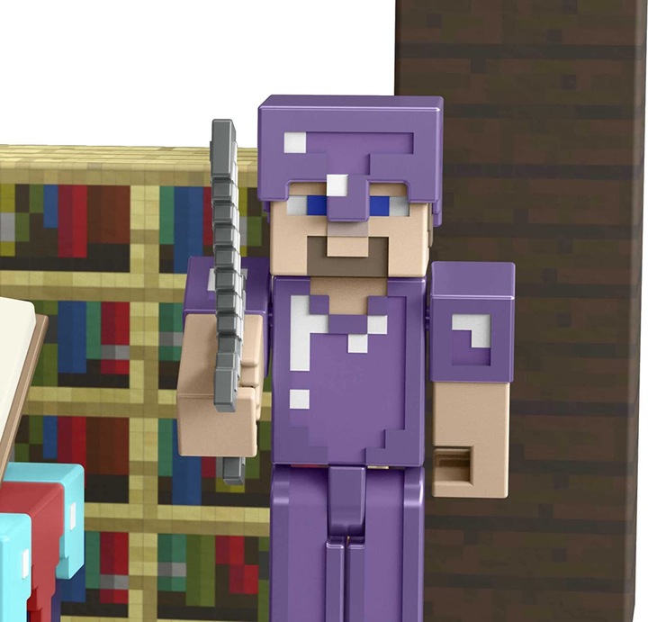 MINECRAFT ZESTAW MAGICZNY POKÓJ FIGURKA STEVE GYB6