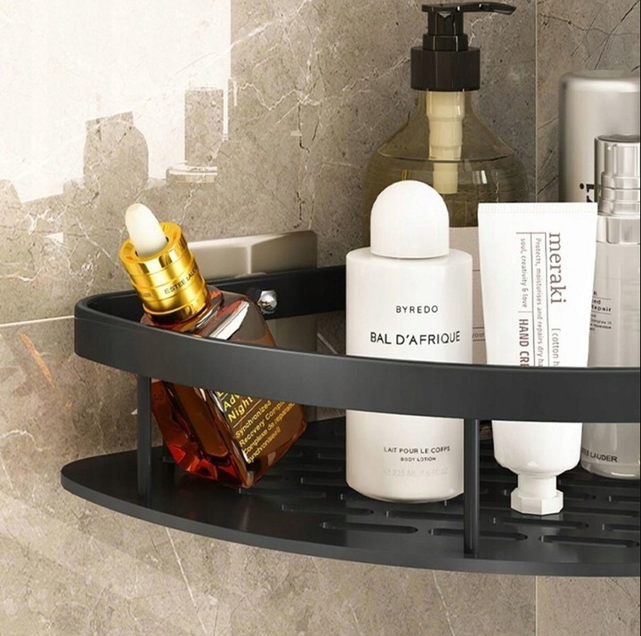 Półka Łazienkowa Narożna Wisząca Pod Prysznic Zestaw 2szt.