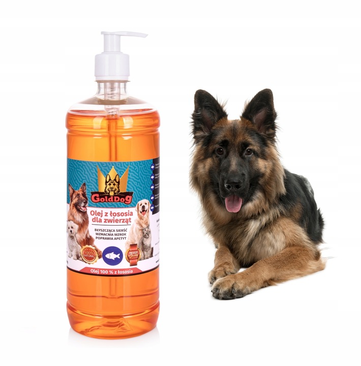 Olej z Łososia dla psa 1l Golddog
