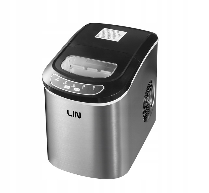 Kostkarka do lodu LIN Ice PRO-S12 Srebrny