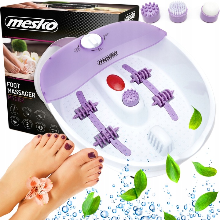MASAŻER DO STÓP WODNY PODCZERWIEŃ MESKO MS 2152