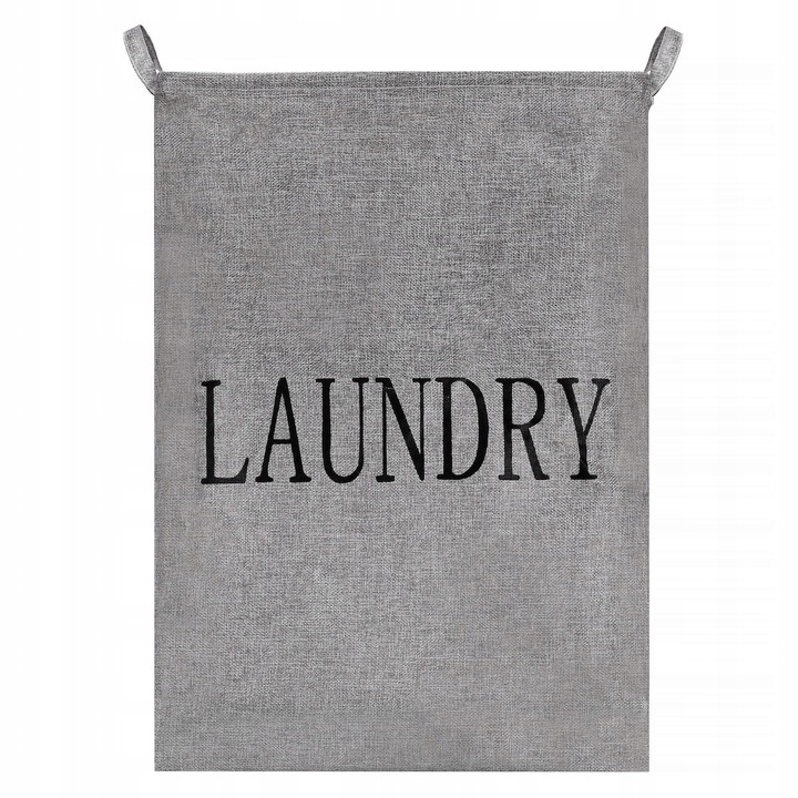 KOSZ NA PRANIĘ BIELIZNĘ POJEMNIK WOREK 81L SKŁADANY ORGANIZER DUŻY XXL