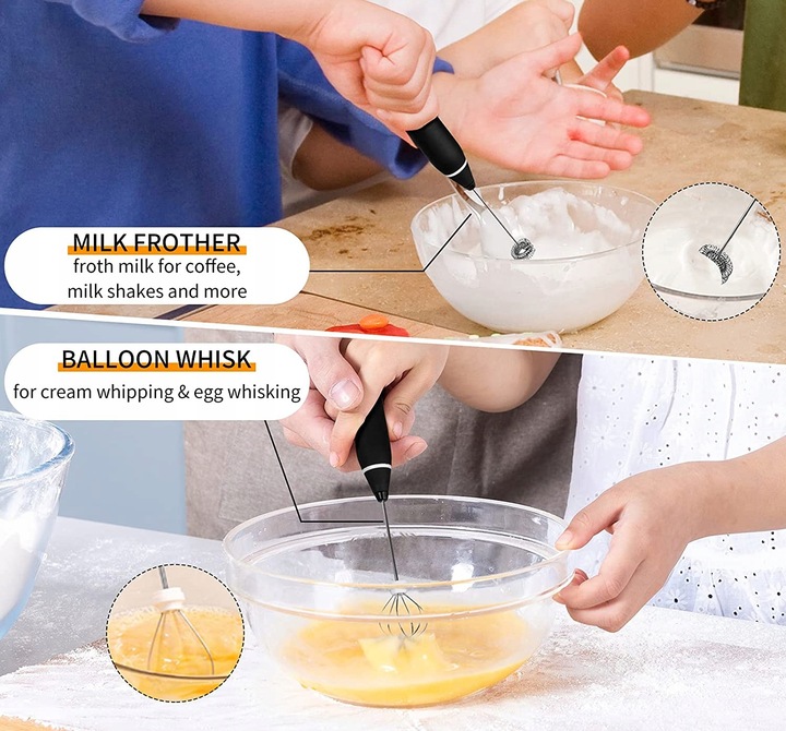 SPIENIACZ DO MLEKA KAWY AKUMULATOROWY MIKSER 3 w 1