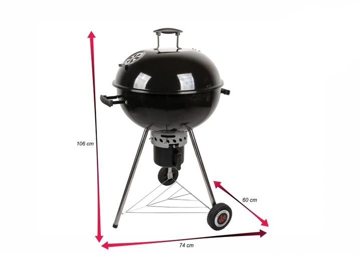 Grill węglowy Landmann 53,5 x 53,5 cm