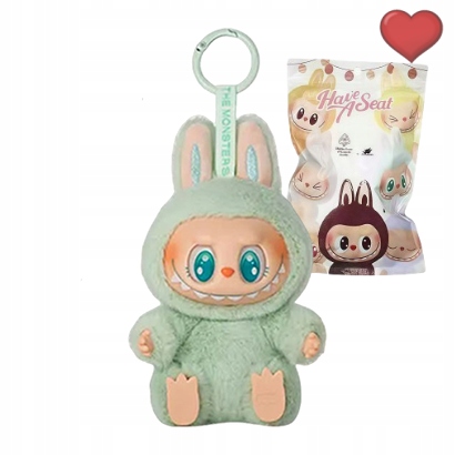 Zielony LABU-BU 2RD THE MONSTERS ANIME PLUSZOWA ZABAWKA Bez pudełka