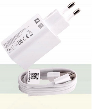 ŁADOWARKA XIAOMI FAST CHARGE 3.0 + KABEL TYPU C