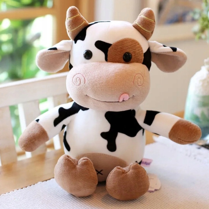 KRÓWKA Maskotka Pluszak Przytulanka KROWA 30 cm