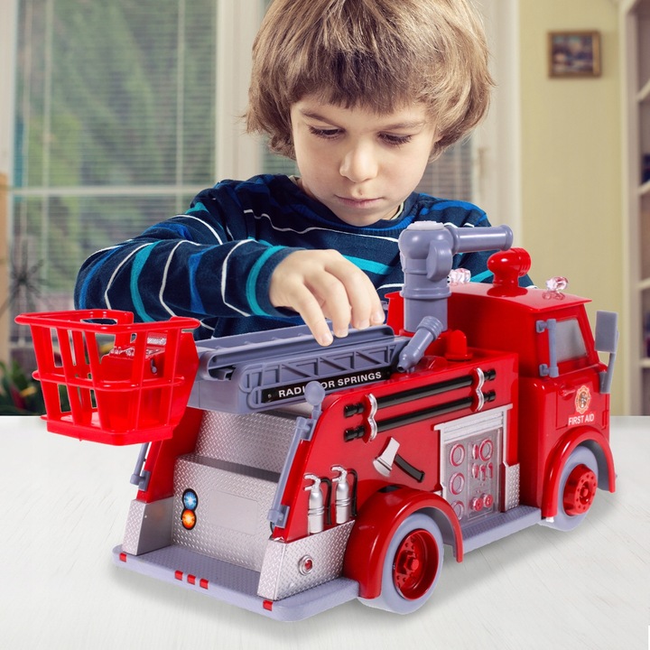 WÓZ STRAŻACKI NA BAŃKI MYDLANE STRAŻ POŻARNA EDEK AUTO DO BANIEK SAMOCHÓD