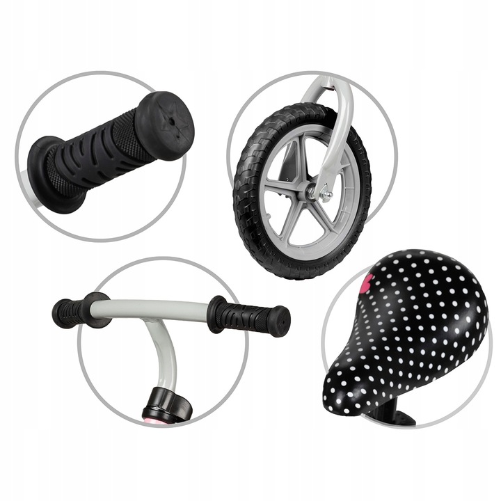 ROWEREK BIEGOWY JEŹDZIK KIDWELL REBEL KOŁA 12" LEKKI REGULOWANY do 25 kg